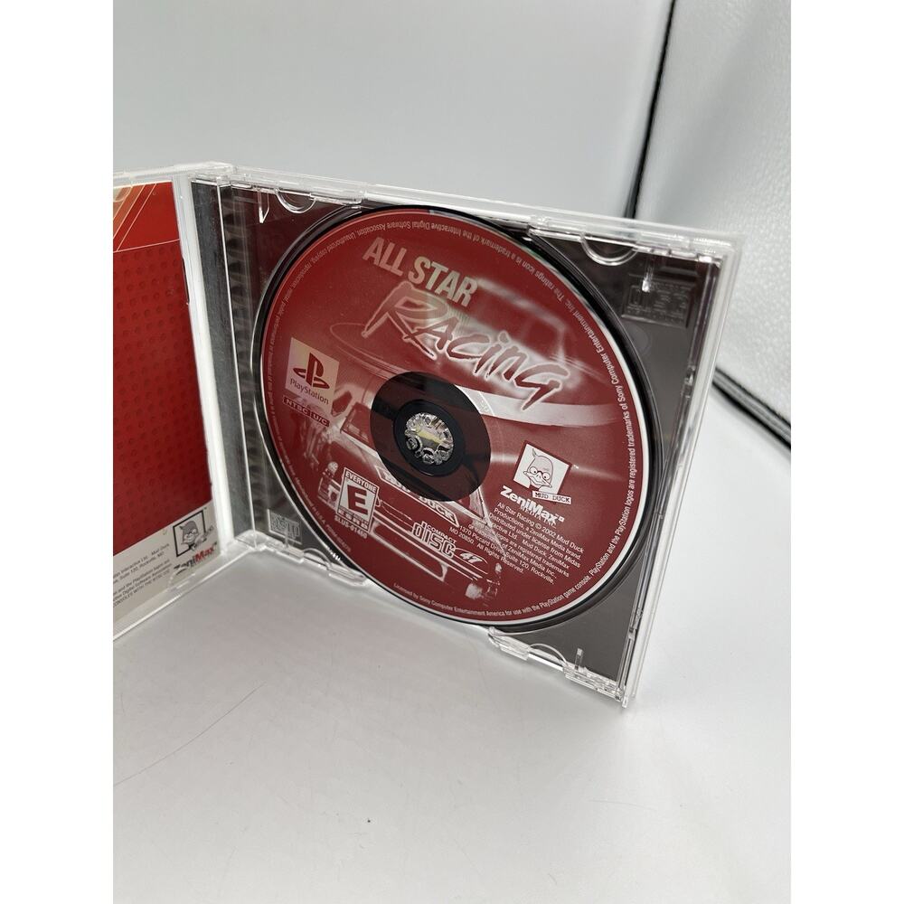 All Star Racing PS1 PlayStation 1 Complete CIB - Picture 6 of 10